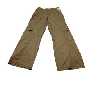 NWT Ultra Flirt Women's Wide Leg Cargo Pant Size S Color Tan